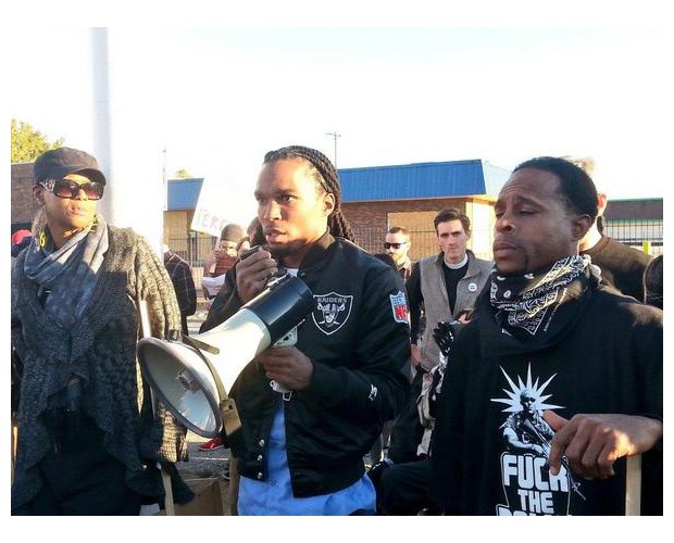 Ferguson, MO: 'America has been run on slavery, empire, and oppression'  Photo: twitter/@TimBEastman