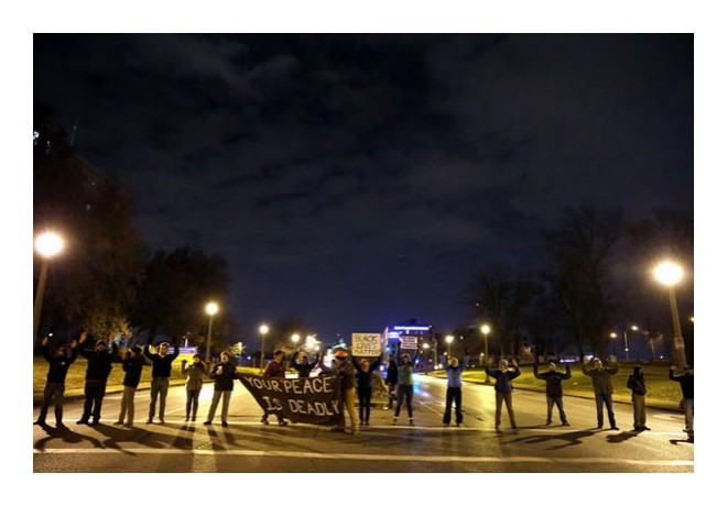 St. Louis, MO, 11/24. Photo: AP