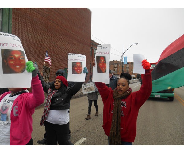 Cleveland, Martin Luther King Day 2015. Photo: Special to revcom.us