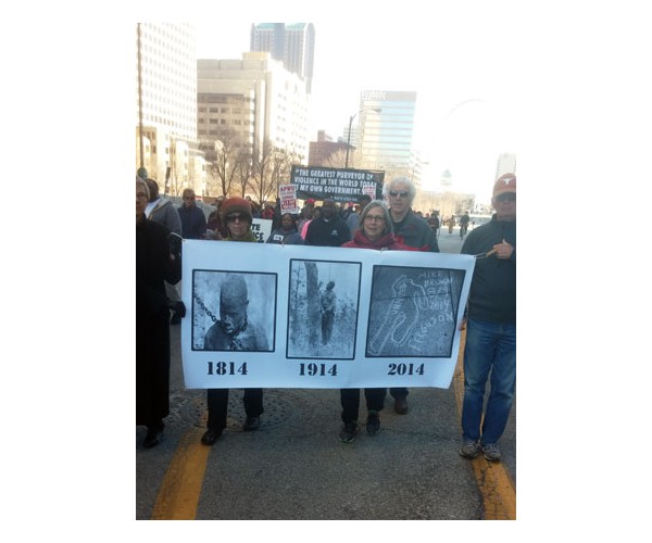 Ferguson, Missouri, Martin Luther King Day 2015. Photo: Special to revcom.us