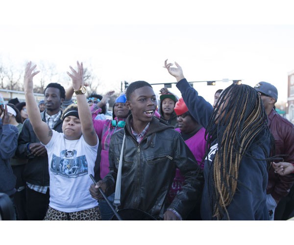 Ferguson, Missouri, Martin Luther King Day 2015. Photo: Special to revcom.us