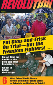 Revolution #283, October 28, 2012 - front page
