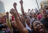 Trayvon Martin demonstration, Atlanta, August 15, 2013