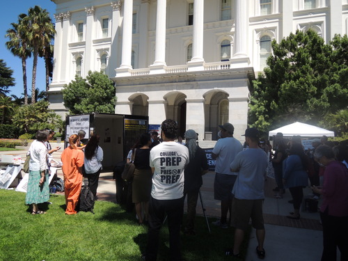 California State Capitol Prisoners Hunger Strike Supporters