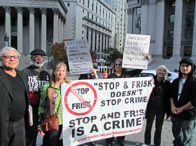 Press Conference November 1, 2013 to protest federal appeals court ruling on stop-and-frisk.