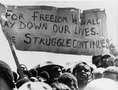 For Freedom We Will Lay Down Our Lives - South African struggle against apartheid