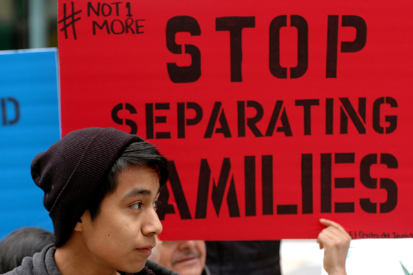 Ciudad de Nueva York, 5 de abril de 2014 Marcha contra las deportaciones Foto: Michael Fleshman