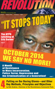 Revolution #347, August 3, 2014 - front page