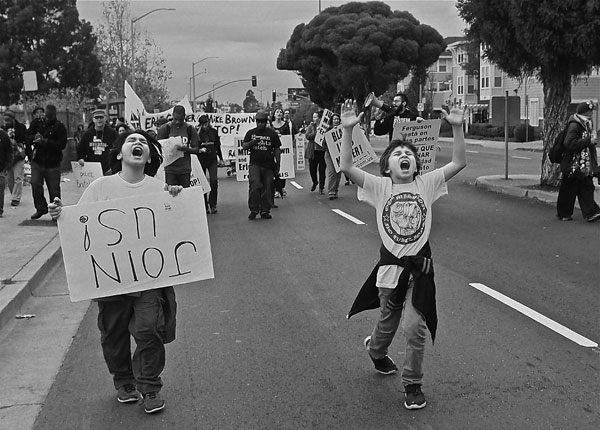 East Oakland December 10, 2014 Protest Week of Outrage Against Policy Brutality and Murder