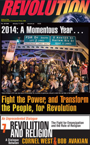 Revolution #368, January 5, 2015 - front page