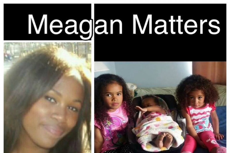 Graphic of Meagan Hockaday and her three daughters