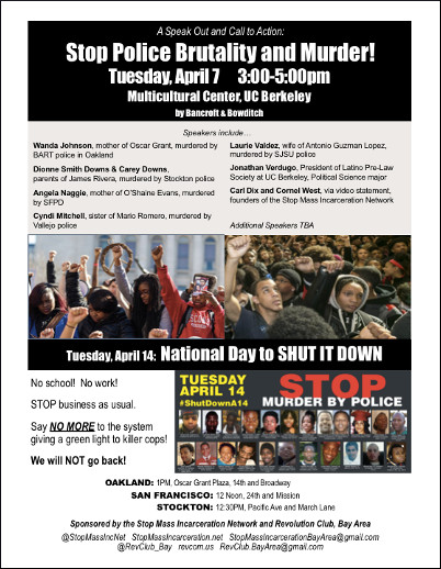 April 7 event at UC Berkeley