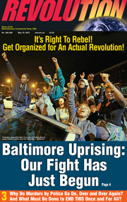 Revolution #385, May 4, 2015 - front page