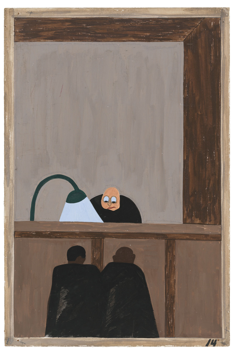 Jacob Lawrence "One-Way Ticket: Jacob Lawrence's Migration Series and Other Visions of the Great Movement North"—Panel 14
