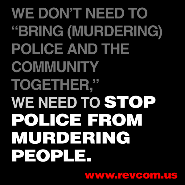 Stop police from murdering people