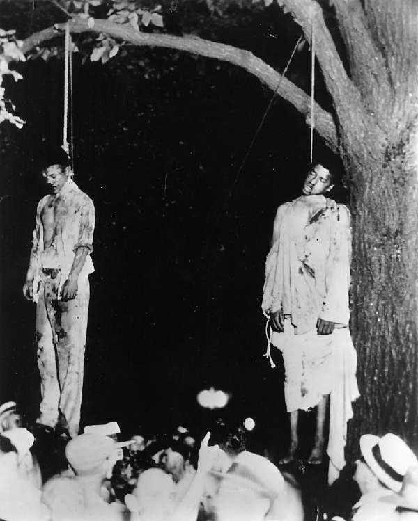 Two African American men lynched in Marion, Indiana, 1930. 