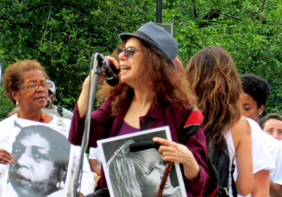 Fran Luck, host of Joy of Resistance MultiCultural Feminist Radio