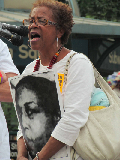 Nellie Bailie, Harlem Tenants Council, Union Square, July 1