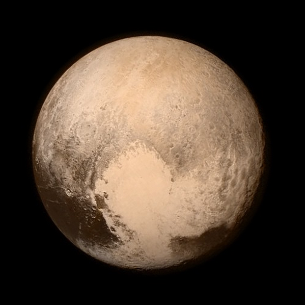 Pluto from the New Horizons mission