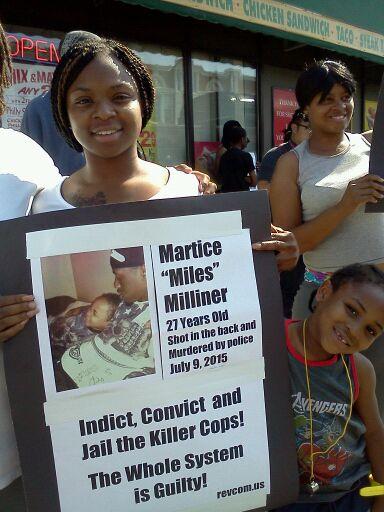 Protesting the murder of Martice Milliner by Chicago police
