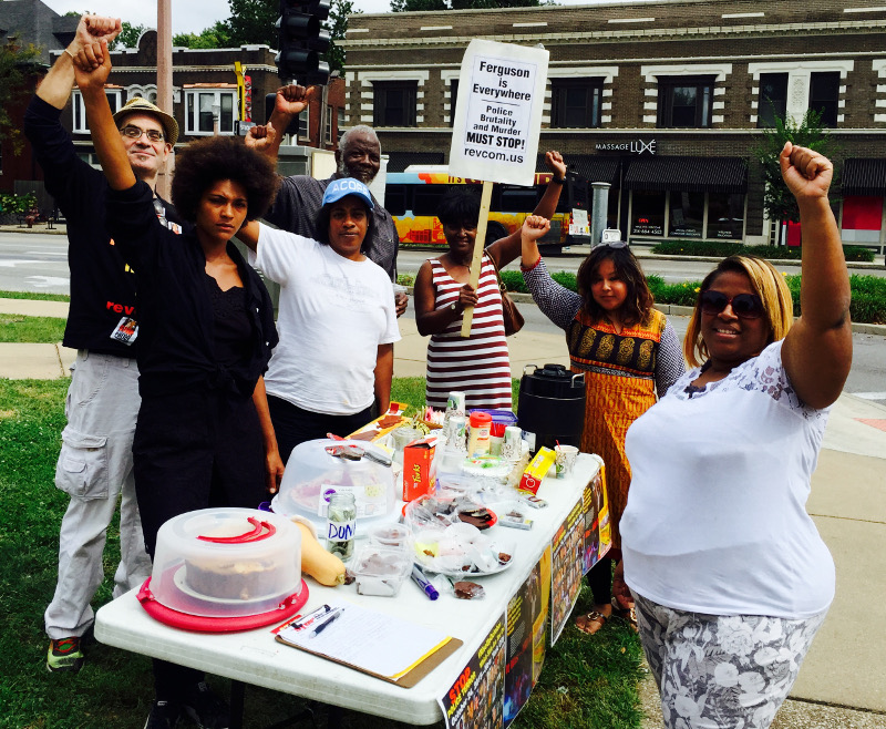 Bake sale in Ferguson to raise funds to send fighters to New York City for #RiseUpOctober
