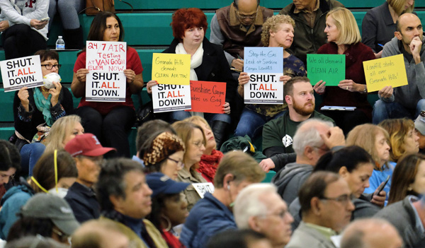 Public hearing about Porter Ranch gas leak