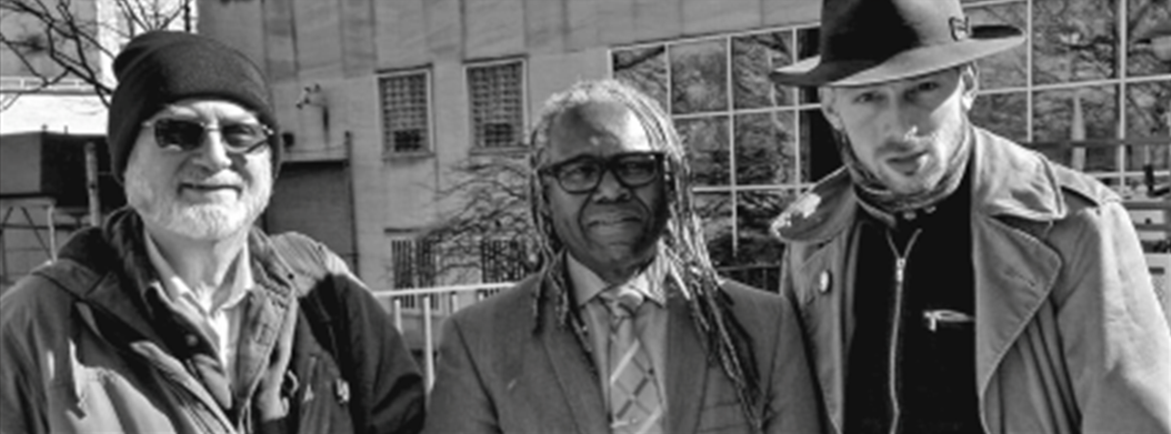 Clark Kissinger (left) and Miles Solay (right) with their attorney Kenny Gilbert