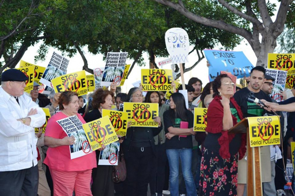 Protesters call Exide Technologies serial polluters, June 1