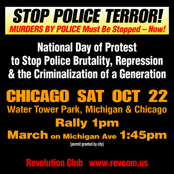 October 22 protest in Chicago