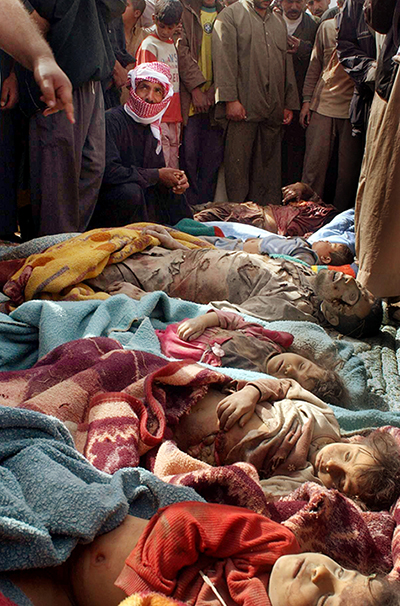 Children killed in 2006 by U.S. airstrikes in Iraq.