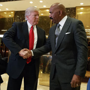 Steve Harvey meets with Donald Trump