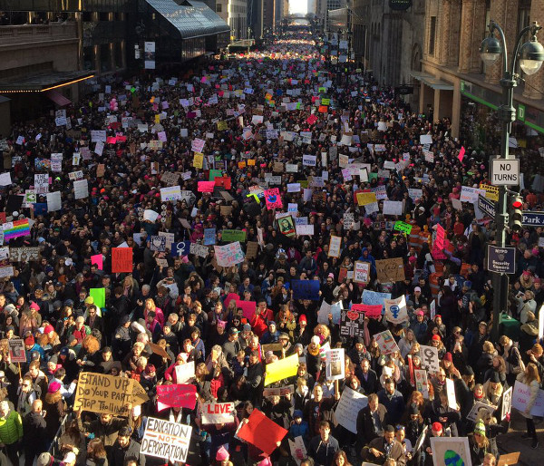 More than 200,000 people protest in New York City, among 4 million across the U.S.