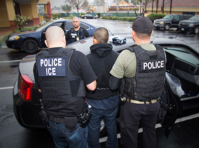 Redada por la migra en Los Ángeles, California, febrero de 2017