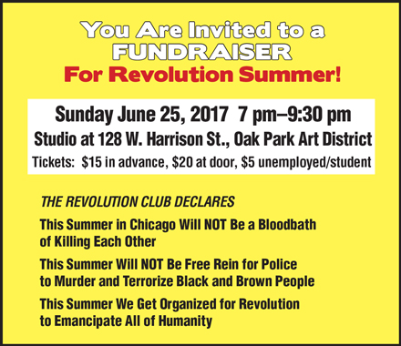 Fundraiser for Chicago Revolution Summer