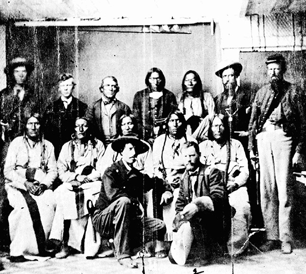 En un “consejo de paz” en el Campamento Weld, el 28 de septiembre de 1864