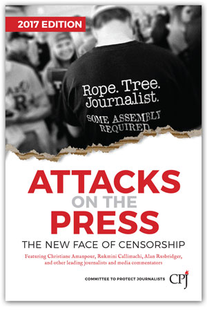 'Attacks on the Press' book by Committee to Protect Journalist