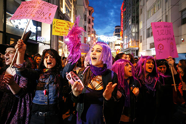 IWD Protest in Turkey