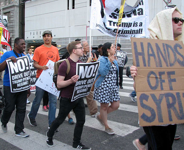 New Orleans Protest against US attack on Syria