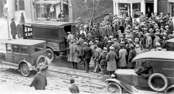 Arrestees of one of the Palmer raids