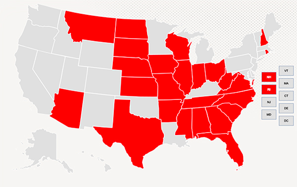 states voting restrictions