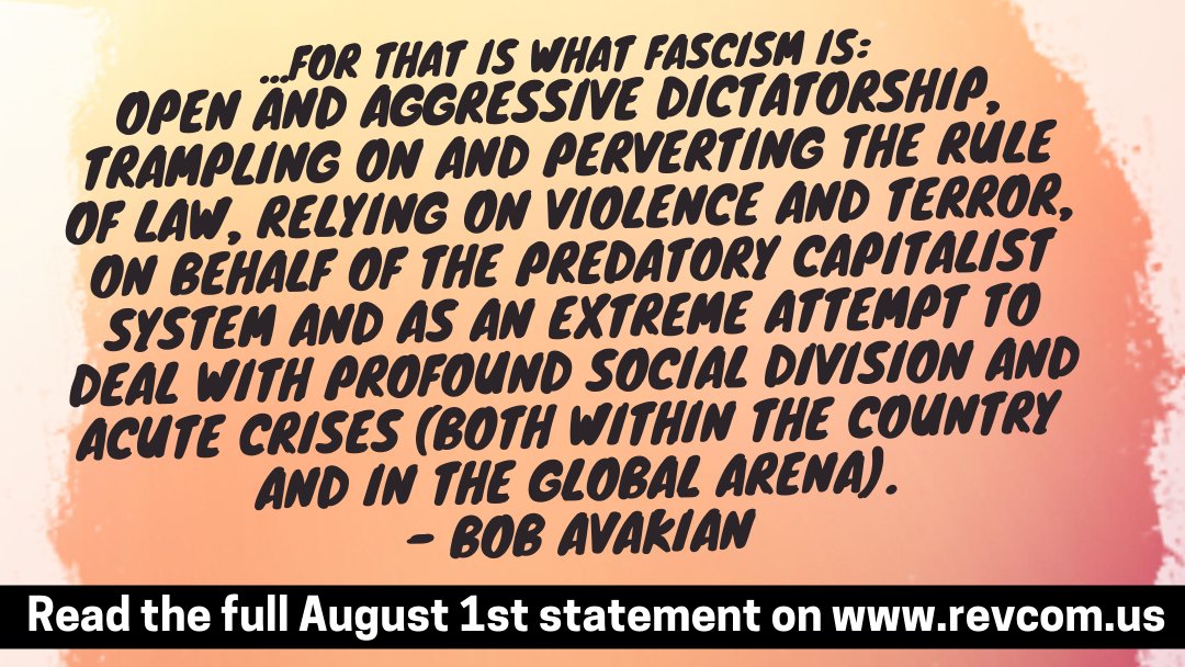 That's what fascism is...
