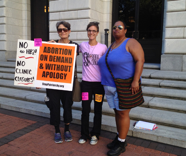 Member of Stop Patriarchy and Pink House Defenders at 5th Circuit Court of Appeals