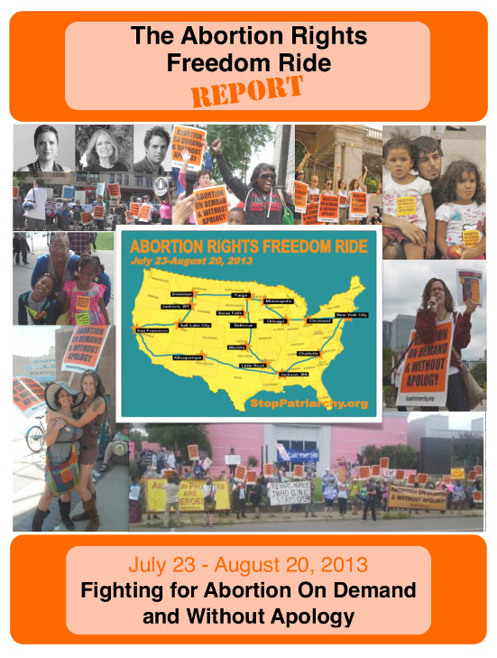 Abortion Rights Freedom Ride Report