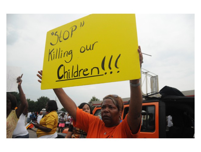 Ferguson, Missouri, August 15, 2014.  Photo: Li Onesto/Revolution