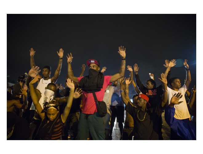 Ferguson, Missouri, August 16.  Photo: Reuters