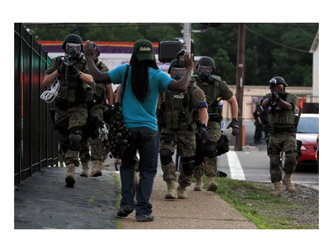 Ferguson, MO, August 11, 2014.  Photo: AP