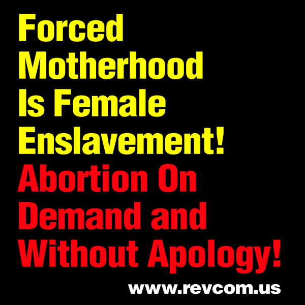 Forced Motherhood is female enslavement